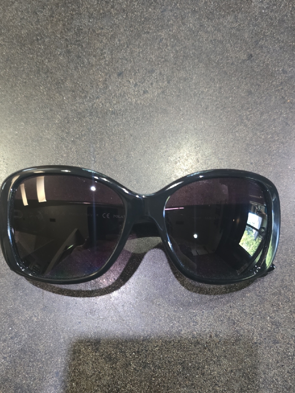Prada Classic Oversized Black Women's Sunglasses